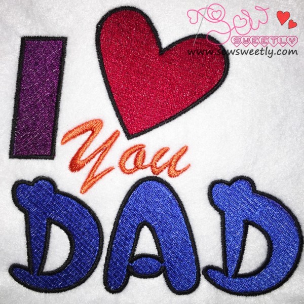 I love you dad machine tcnuh design for fathers day