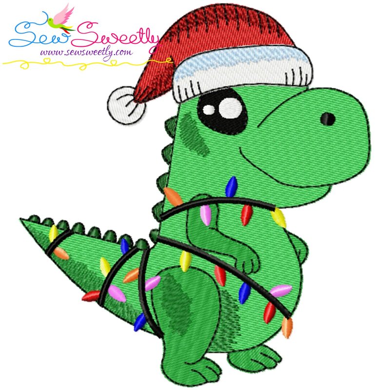 christmas dinosaur coloring pages