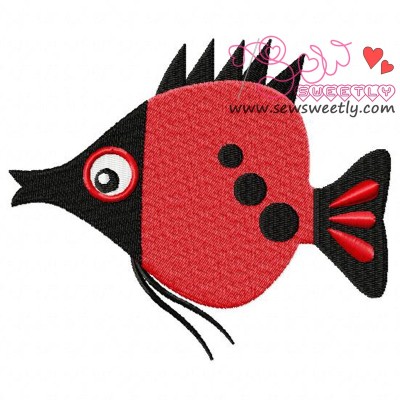 Sweet Fish-2 Embroidery Design