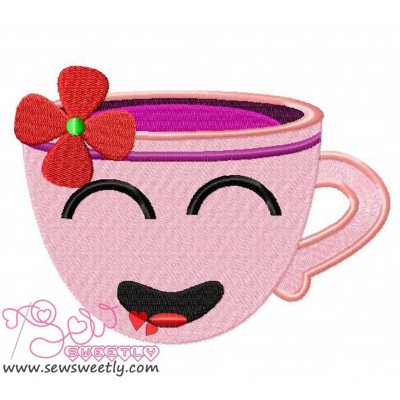 Sweet Cup-1 Embroidery Design