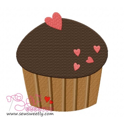 Lovely Cupcake-2 Embroidery Design