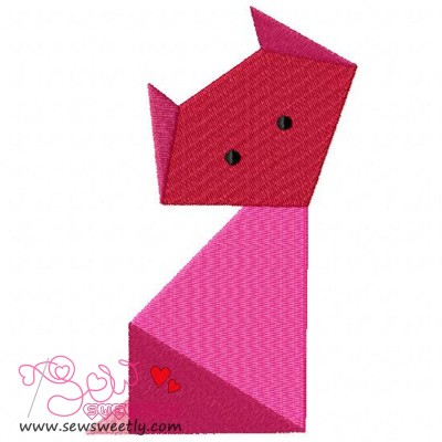 Origami Animal-1 Embroidery Design