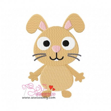 Forest Friend-Bunny Embroidery Design Pattern- Category- Animals Designs- 1