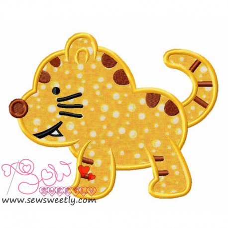 Cute Kitty Applique Design Pattern- Category- Animals Designs- 1