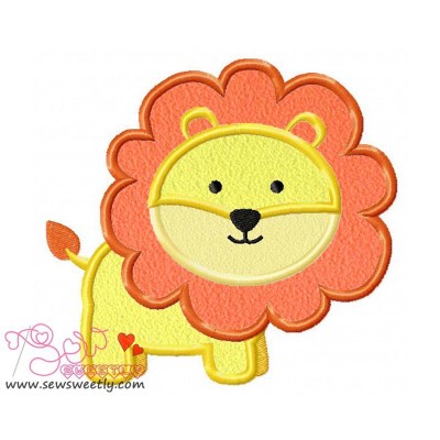 Lion Applique Design