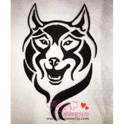Wild Wolf-1 Embroidery Design