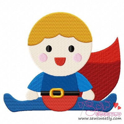 Superhero Baby Boy-1 Embroidery Design