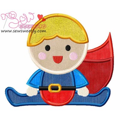 Superhero Baby Boy-1 Applique Design