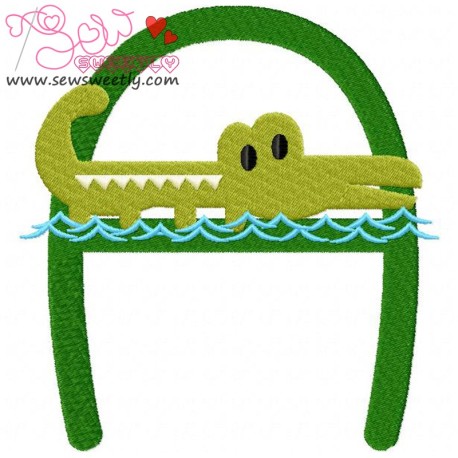 Animal Letter-A- Alligator