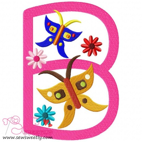 Animal Letter-B- Butterfly