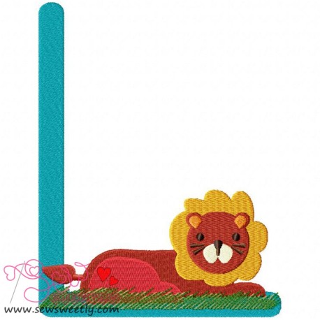 Animal Letter-L- Lion