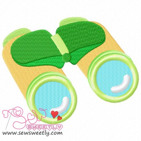 Binocular Embroidery Design Pattern- Category- Other Designs- 1
