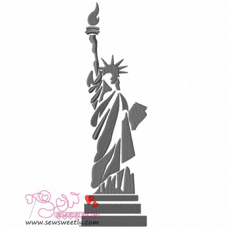 Statue of Liberty Embroidery Design Pattern- Category- Other Designs- 1