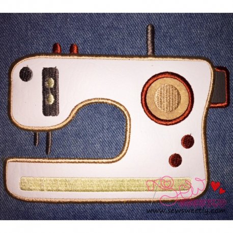 Modern Sewing Machine Applique Design Pattern- Category- Other Designs- 1