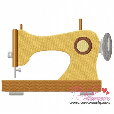 Classic Sewing Machine Embroidery Design