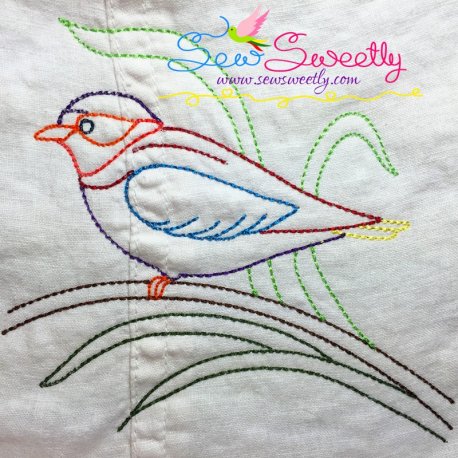 colorful vintage bird 3