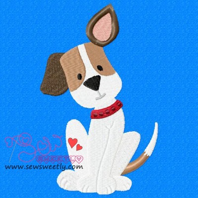 Beagle Dog-3 Embroidery Design