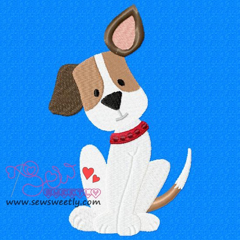 Beagle Dog-3 Machine Embroidery Design