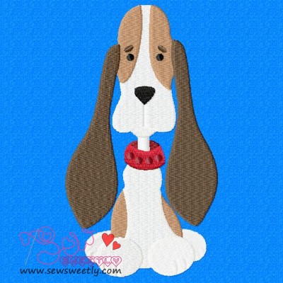Beagle Dog-1 Embroidery Design