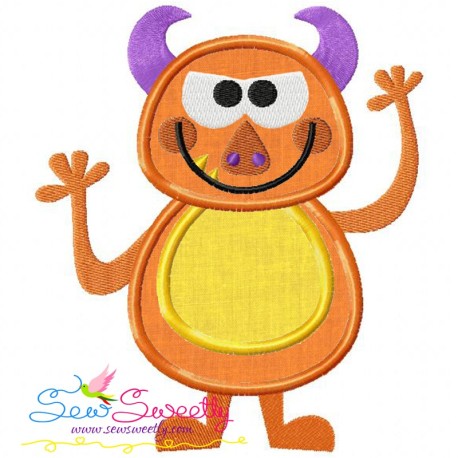 Monster Applique Design Pattern