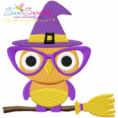 Halloween Owl-2 Embroidery Design Pattern-1