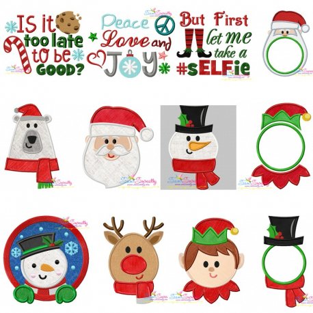 Christmas Embroidery Design Bundle Pattern- Category- Embroidery Design Bundles- 1