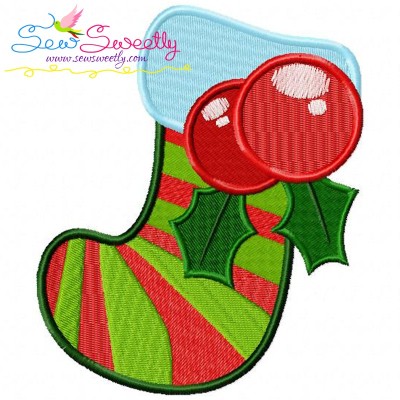 Christmas Stocking Embroidery Design
