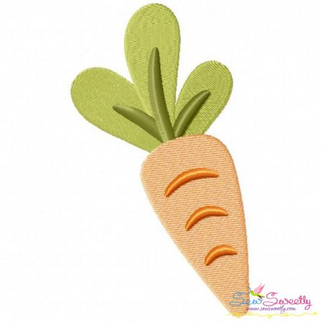 Fresh Carrot Embroidery Design Pattern- Category- Fruits And Vegetables- 1