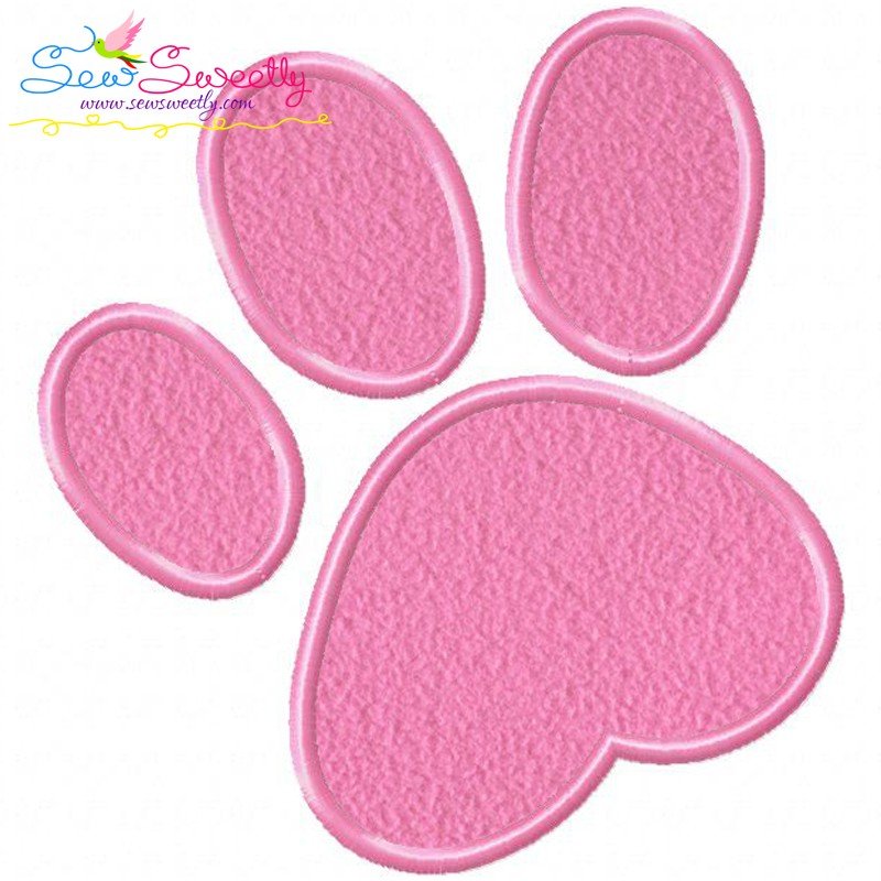 easter bunny paw print machine embroidery applique design cross stitch christmas for kids