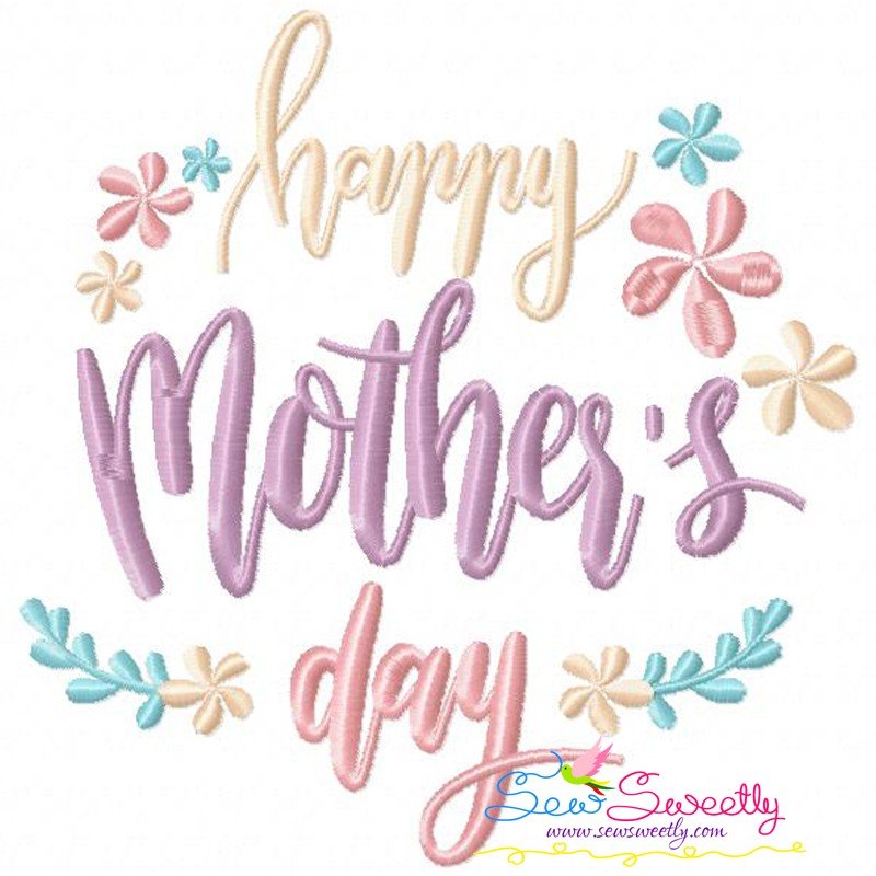 Mother's Day Photo mother's day embroidery