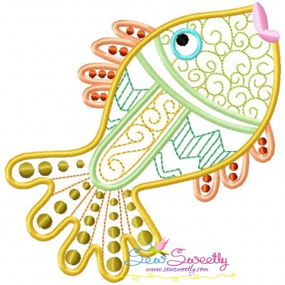 Magic Fish-03 Embroidery Design