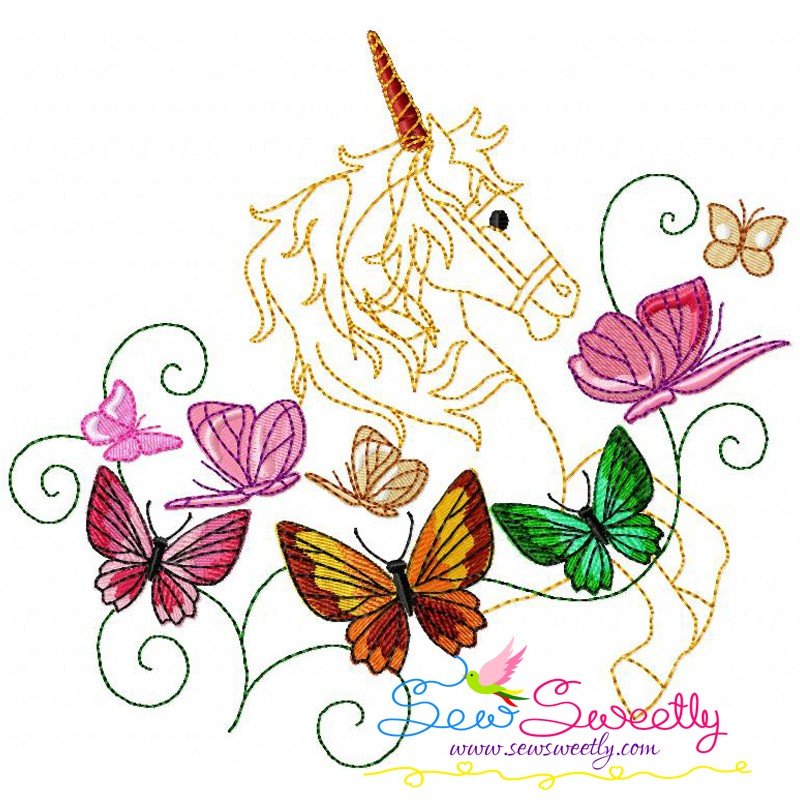 Magic Unicorns Embroidery Design BundleSet of 10 Embroidery Designs