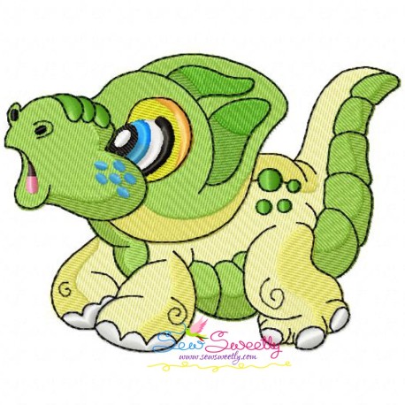 Baby Dinosaur-2 Embroidery Design Pattern