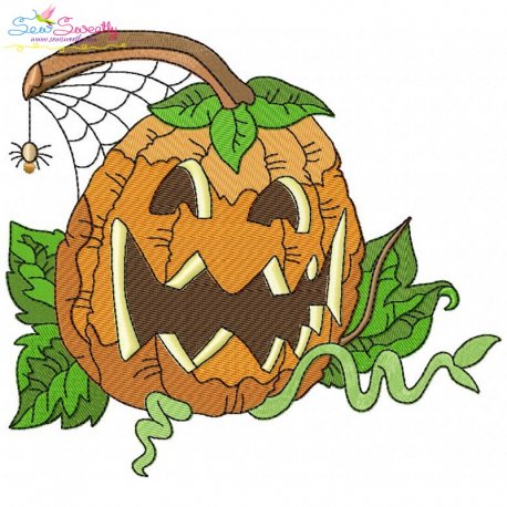 Halloween Pumpkin-6 Machine Embroidery Design For Halloween