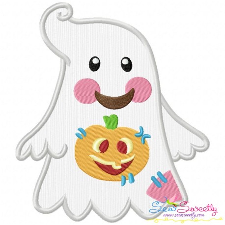 Little Ghost-5 Applique Design Pattern-1