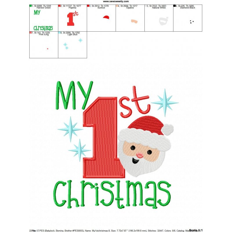 my 1st christmas teddy