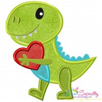 dinosaur with a heart