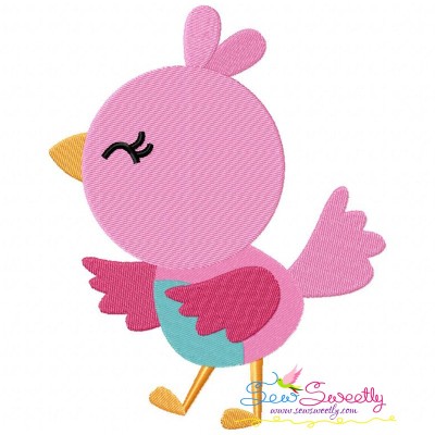 Spring Bird Embroidery Design Pattern-1