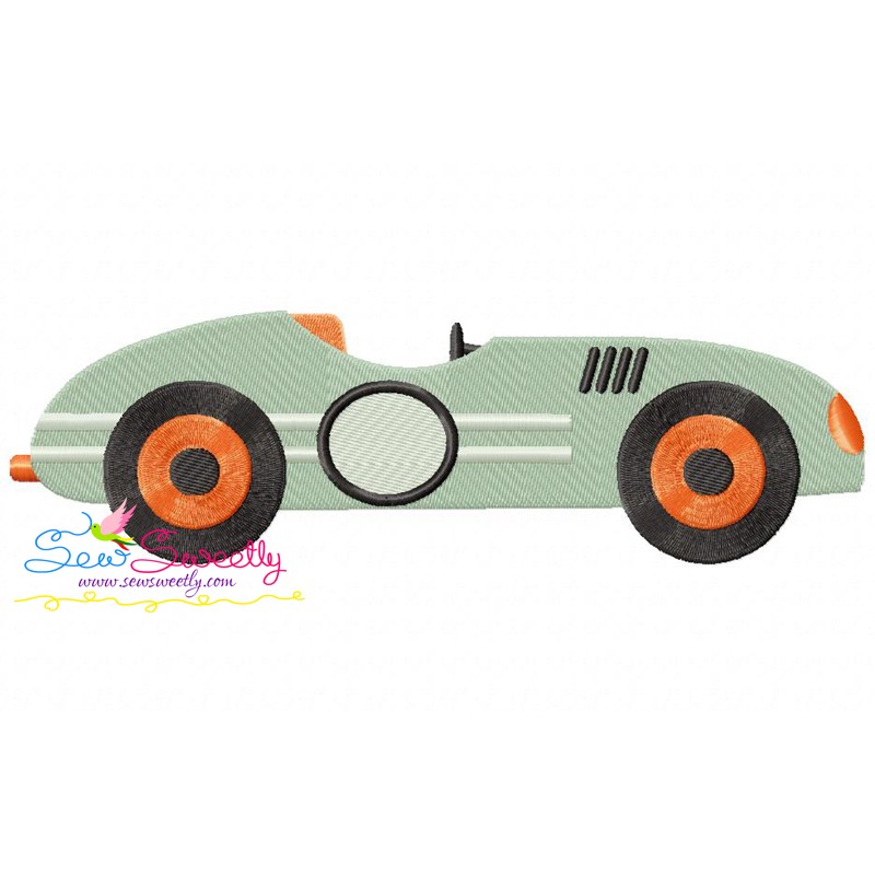 Nurburgring machine embroidery design