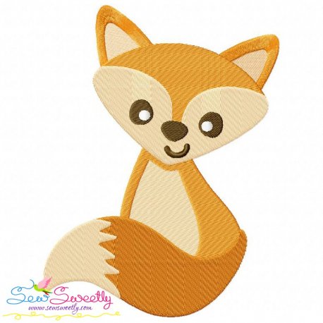 Fall Fox-2 Embroidery Design Pattern- Category- Fall And Thanksgiving- 1
