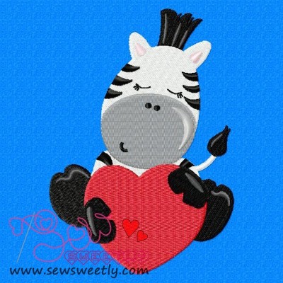 Safari Valentine-3 Embroidery Design