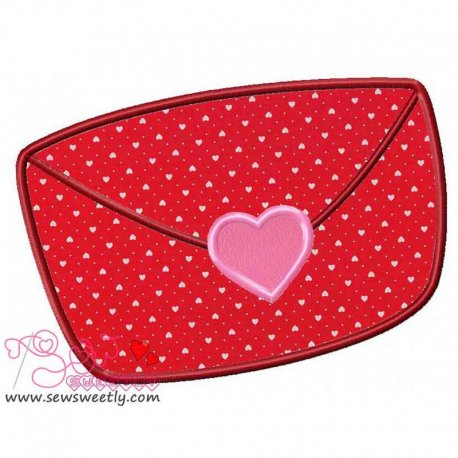Love Letter Applique Design Pattern- Category- Valentine's Day Designs- 1