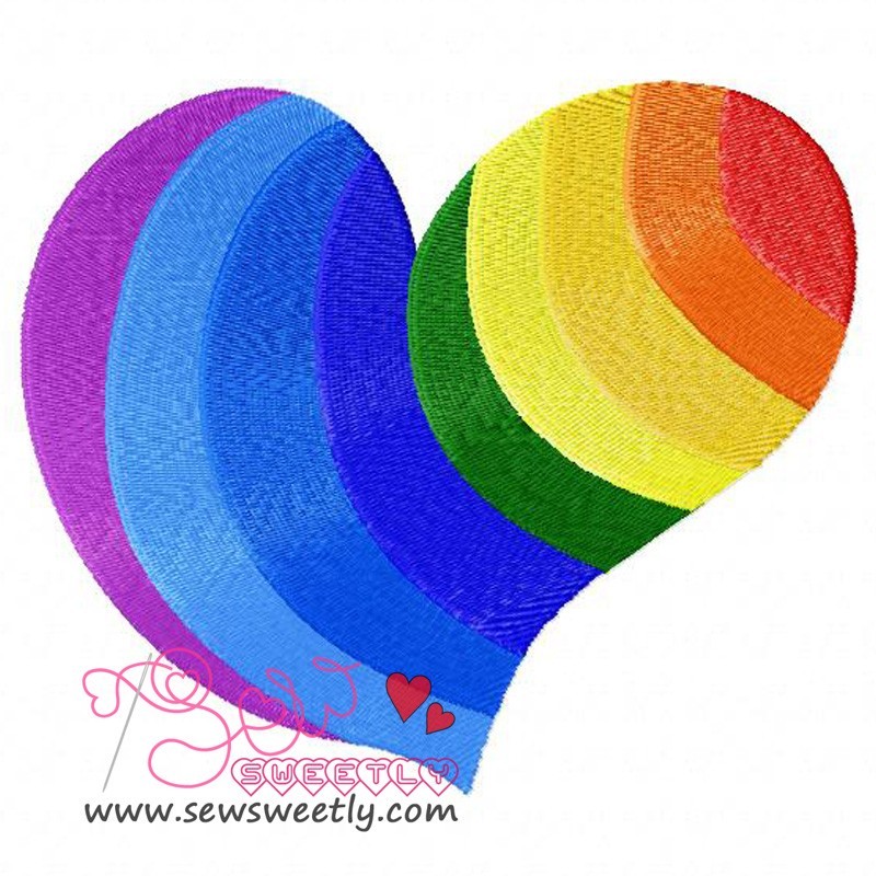 Valentine Rainbow Embroidery Valentine Rainbow Embroidery