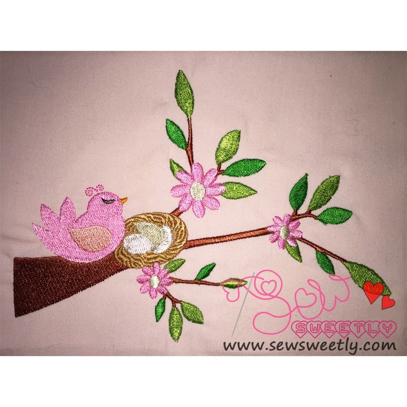 Bird on branch3 mavhine embroidery design Bird on branch3 mavhine embroidery design