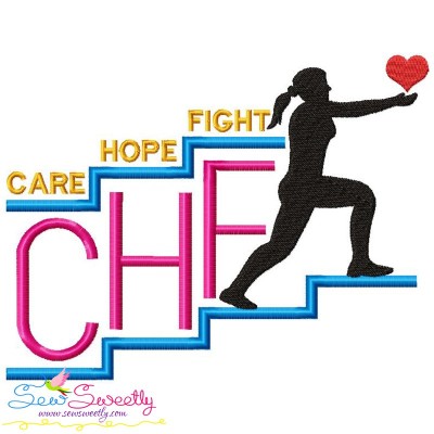Free CHF Awareness Exclusive Embroidery Design