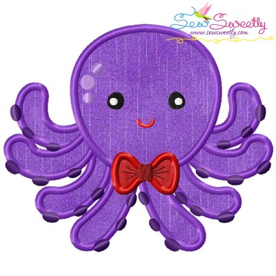 Boy Octopus Applique Design