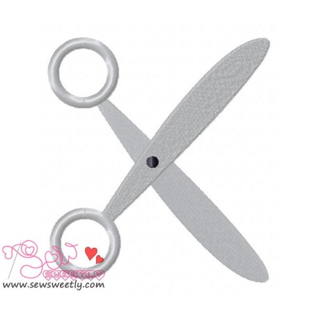 Scissor-2 Embroidery Design Pattern-1