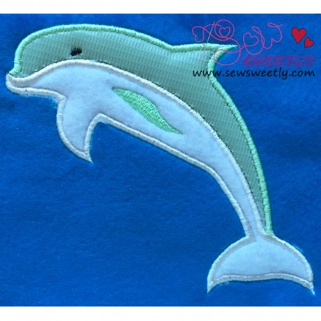 Dolphin Applique Design Pattern- Category- Sea Life Designs- 1