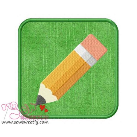 Small Pencil Applique Design Pattern-1