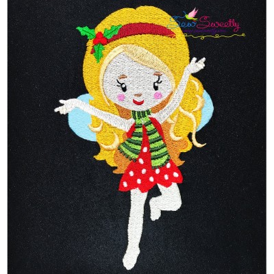 Christmas Fairy-4 Embroidery Design